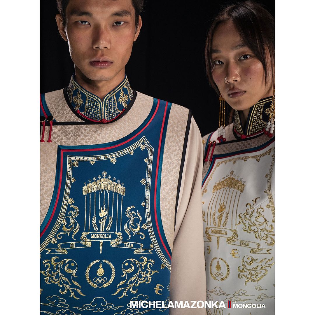 展現了民族風情和各種元素，讓蒙古代表隊增添了夢幻氣息。