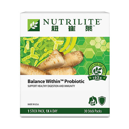 紐崔萊強效複合乳酸菌,5 種經臨床研究證實功效的菌株,每包含63億活性益菌。