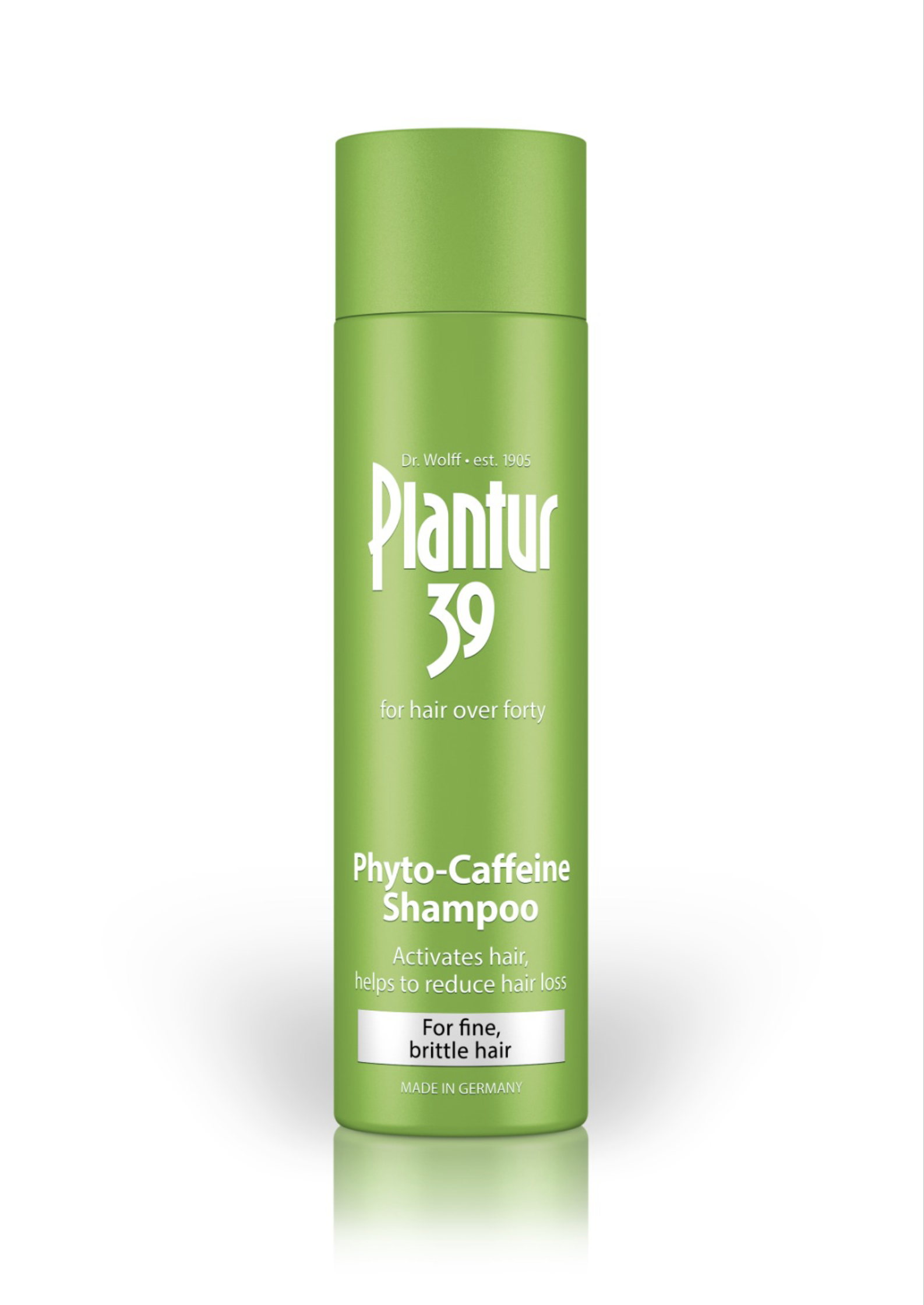 Plantur 39植物與咖啡因洗髮露 富含咖啡因複合物,科研證實減少脫髮*。
