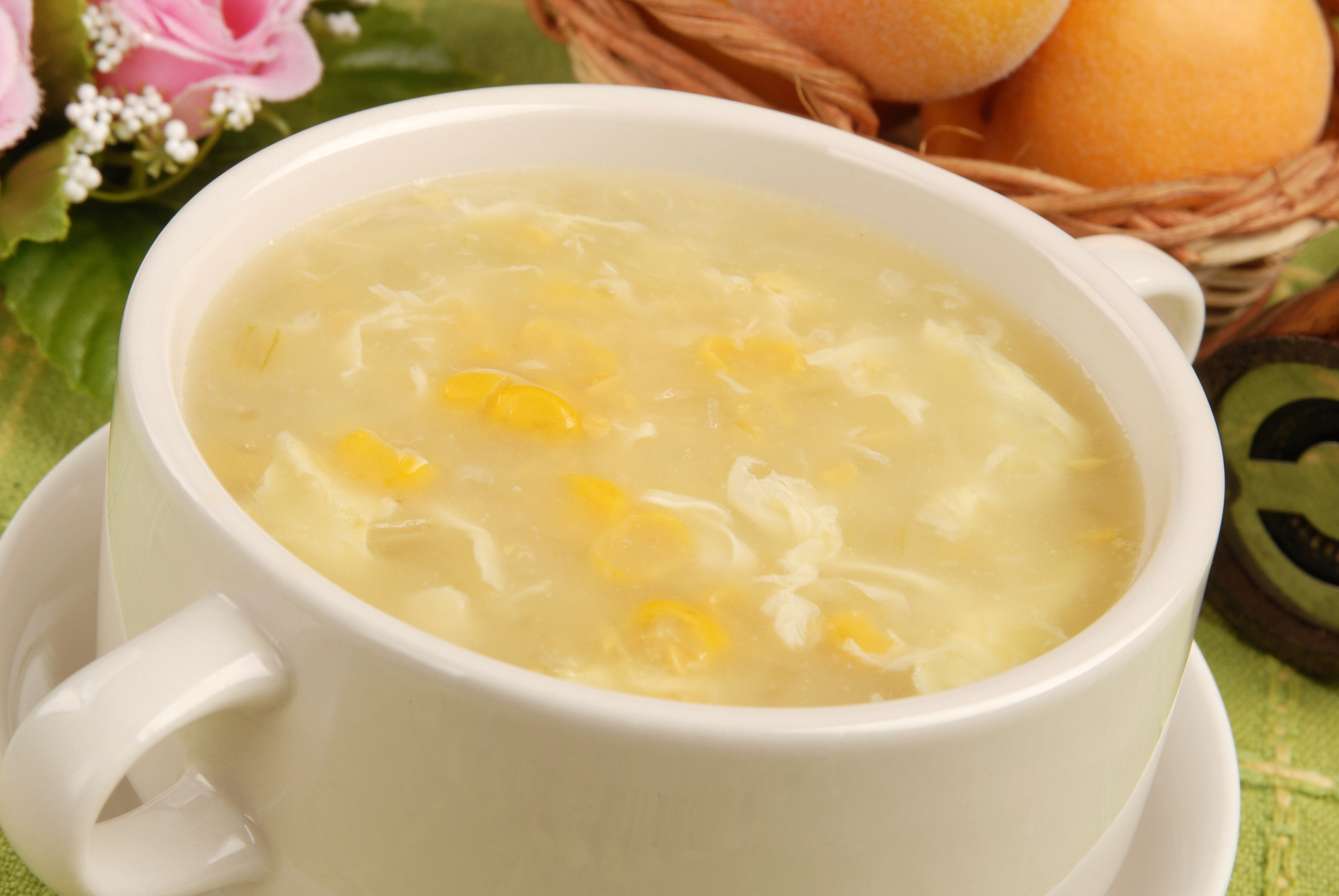 粟米蛋花湯食譜