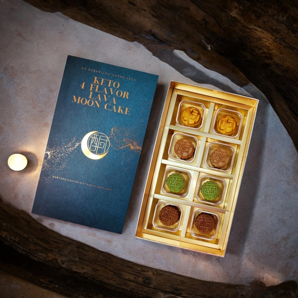 酮福堂生酮4色流心月餅禮盒（一盒8個）、$368