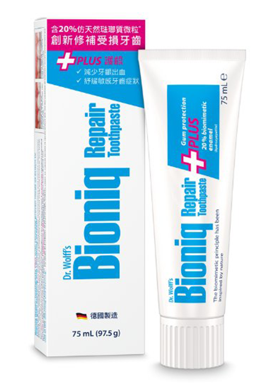 Bioniq®修復+護齦牙膏 建議零售價 $79/支