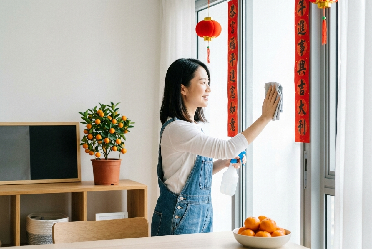 年廿八洗邋遢象徵掃走舊年霉運、整理身心與家居,以「易發」好意頭迎接財神和新一年好運。