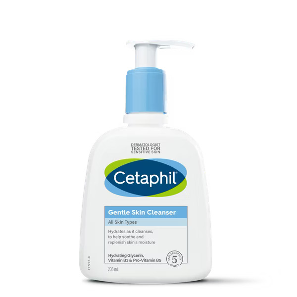 Cetaphil是擁有70多年歷史的敏感肌護膚品牌，其經典溫和潔面乳是一款無皂配方的乳狀洗面奶，多年來被全球皮膚科醫生廣泛推薦​。