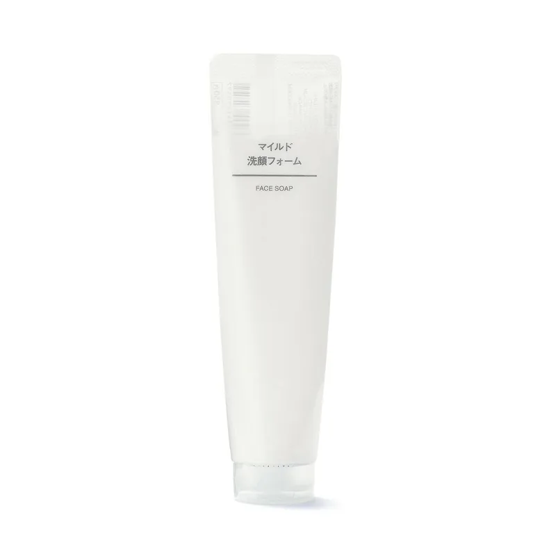 無印良品 Muji 溫和潔面乳。