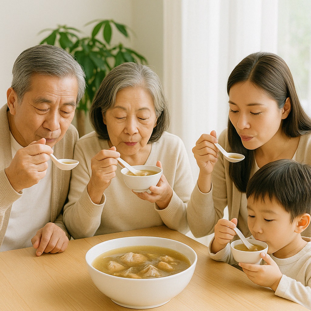霸王花鴨腎淮山湯老少咸宜,特別適合秋季乾燥時節飲用以預防「秋燥」導致的口乾喉嚨痛。