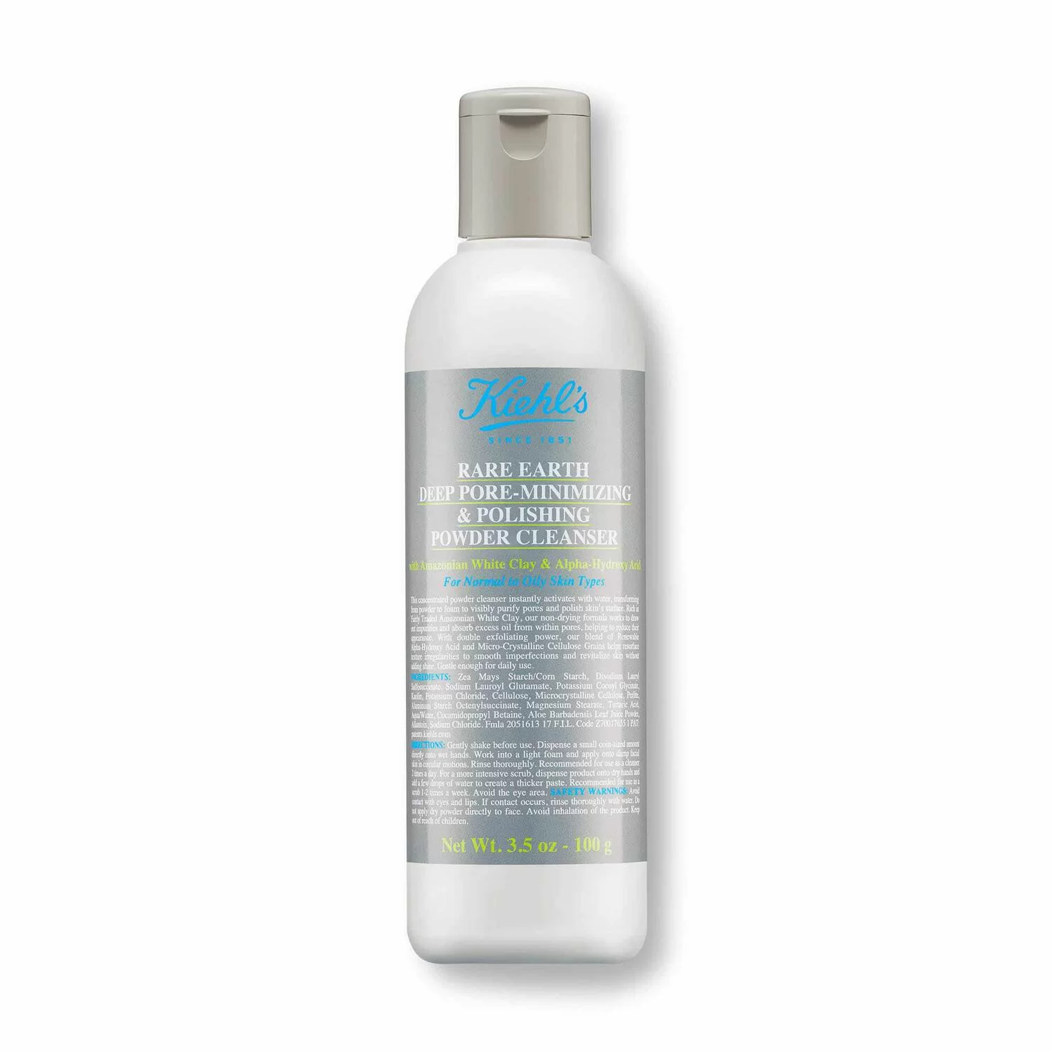 Kiehl's 亞瑪遜白泥磨砂潔面粉。