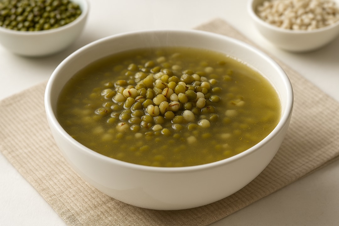 綠豆薏米湯是一款經典的清熱解毒甜湯,適合夏季消暑和緩解濕熱。