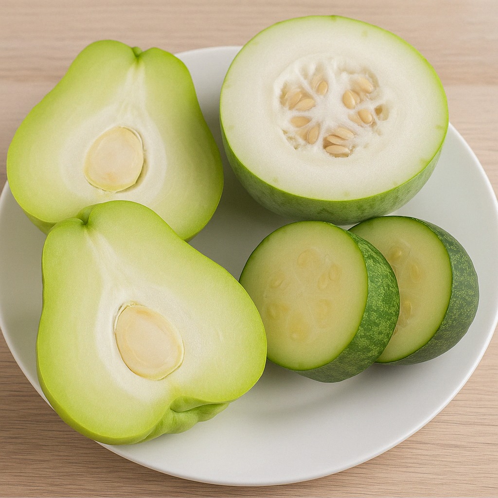 合掌瓜常被拿來與其他瓜類食材做比較,例如常見的節瓜和冬瓜。