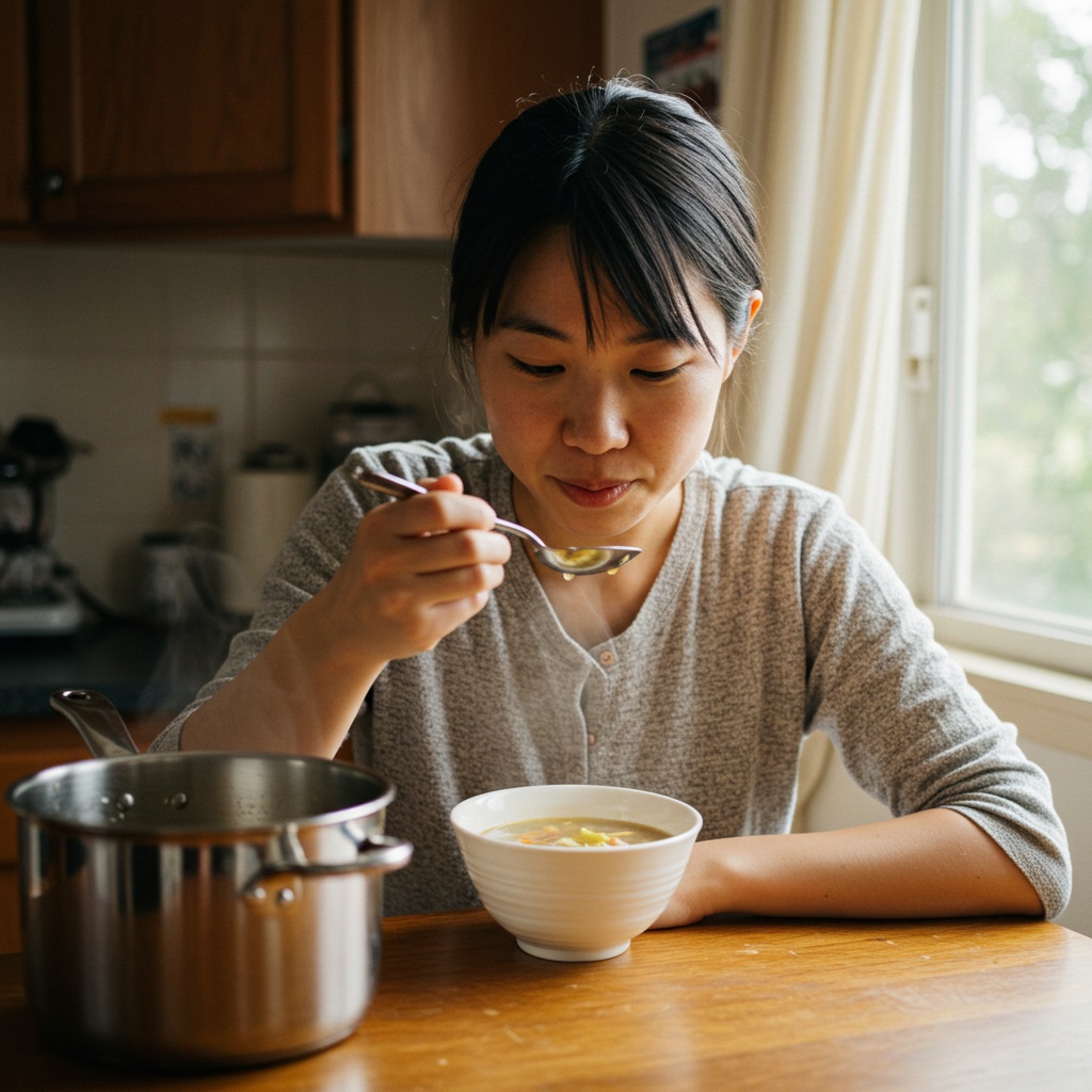 節瓜鴨腎湯湯性平和,適合大多數人飲用。