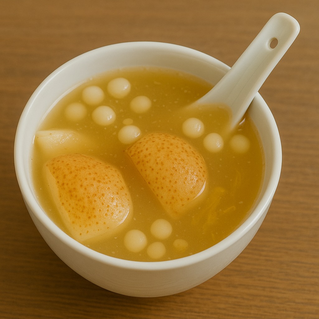 川貝雪梨潤肺湯食譜