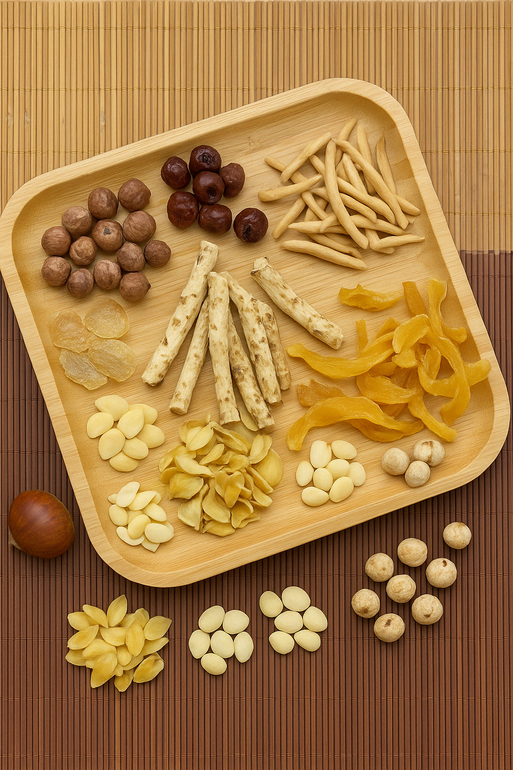 常見具有潤肺功效的食材中,中藥材與食補食材各有所長。