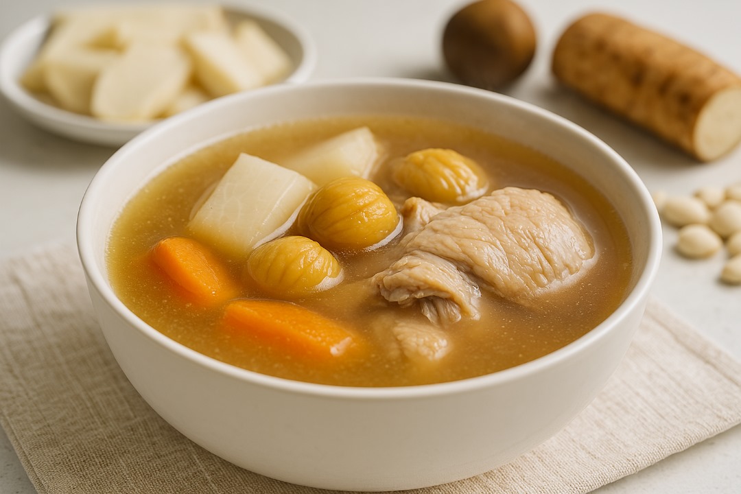 淮山栗子雞湯的詳細食譜