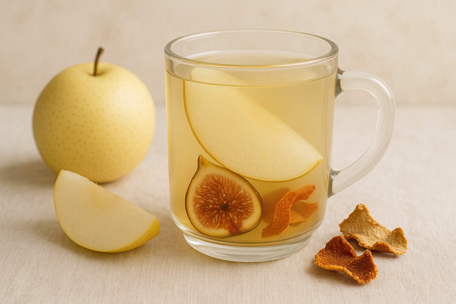 無花果陳皮雪梨水