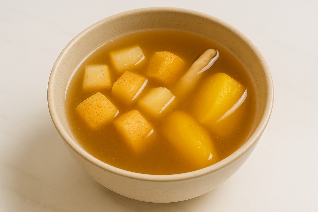 花旗參蘋果雪梨湯食譜