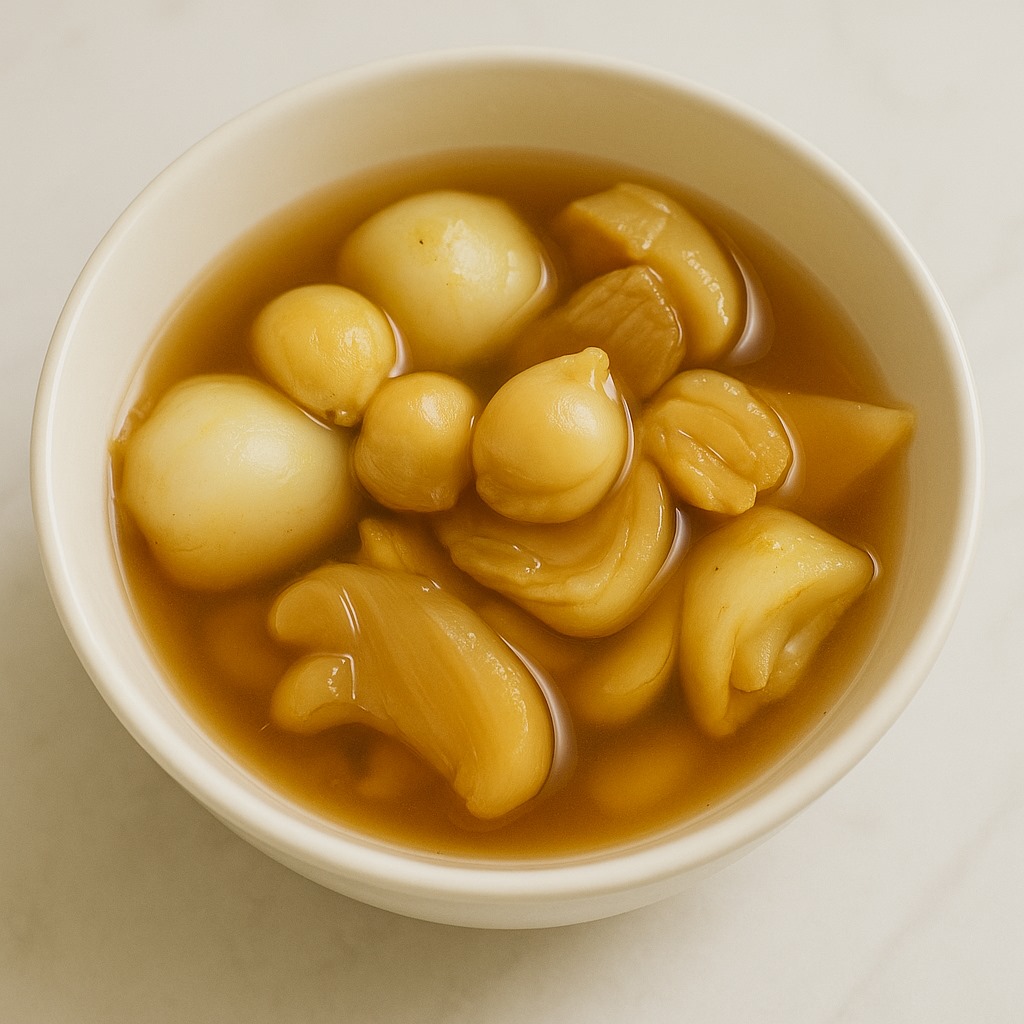 百合蓮子杏仁湯食譜