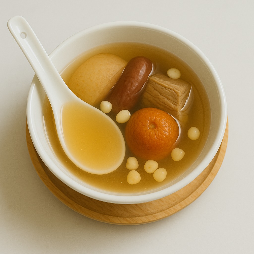 雪梨蘋果桔餅湯食譜