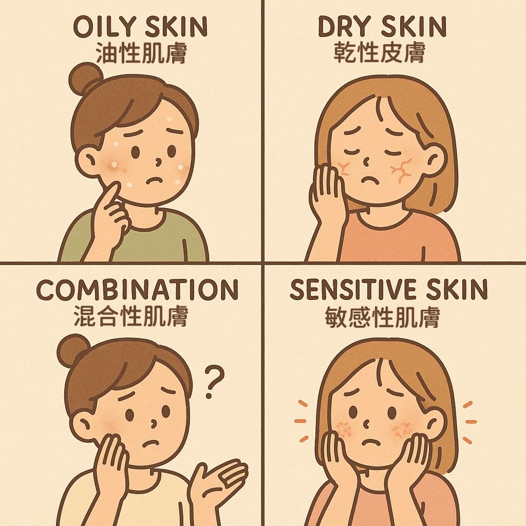 每個人的膚質特性不同，在面膜的選擇和使用上也應有所區別。