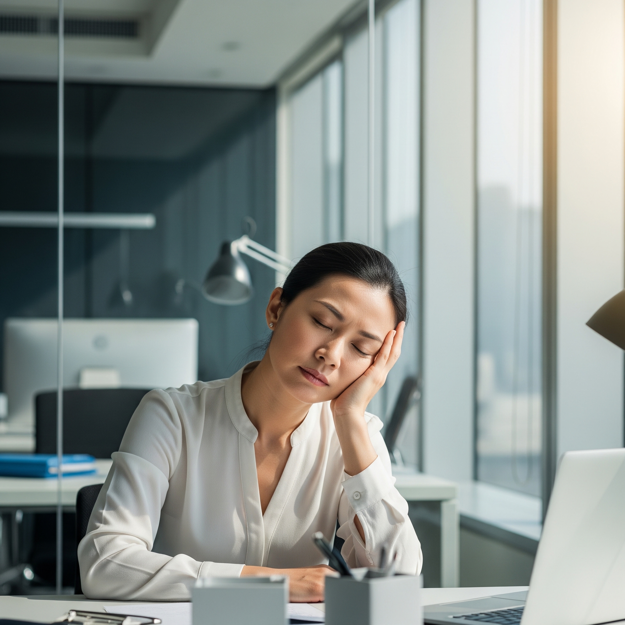 睡眠中斷可能導致早晨起來時健忘、日間精神不振,長遠來看甚至會影響你的專業決策能力和工作表現 。