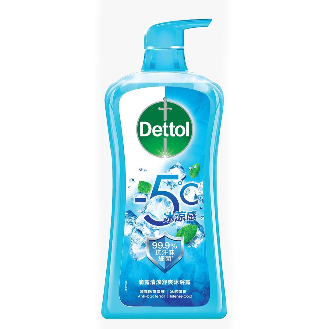 滴露清涼舒爽沐浴露特別適合運動後的人士!-5°C冰涼感瞬間為肌膚降溫。