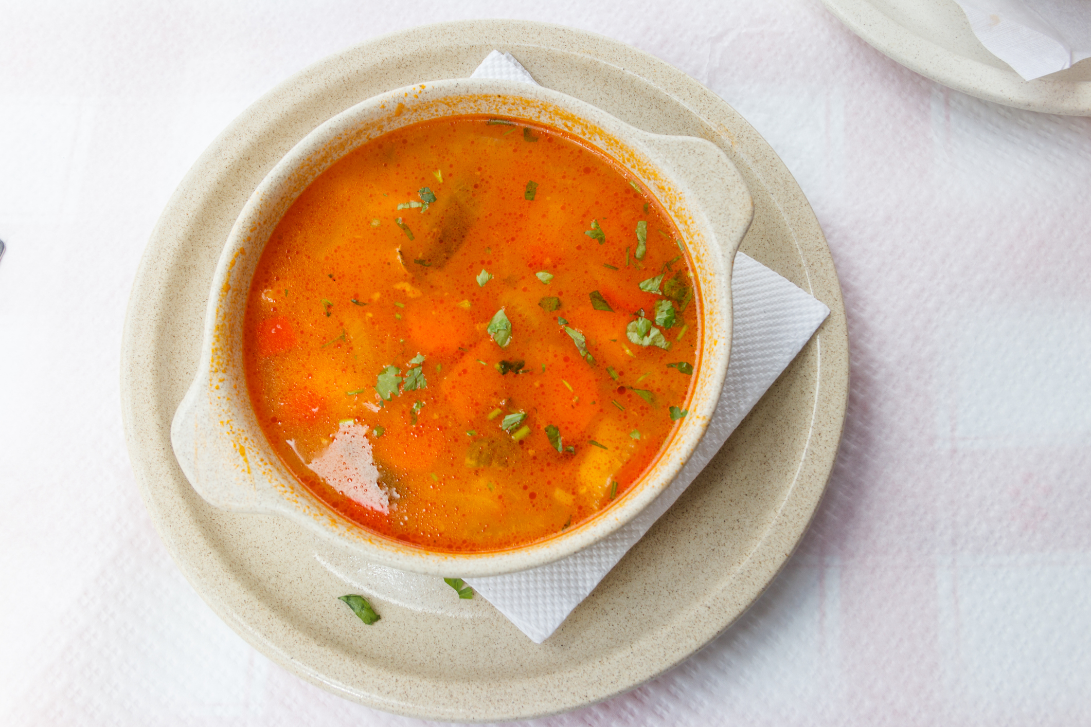 蕃茄薯仔湯卡路里低且有飽足感，是適合減肥的健康湯品。