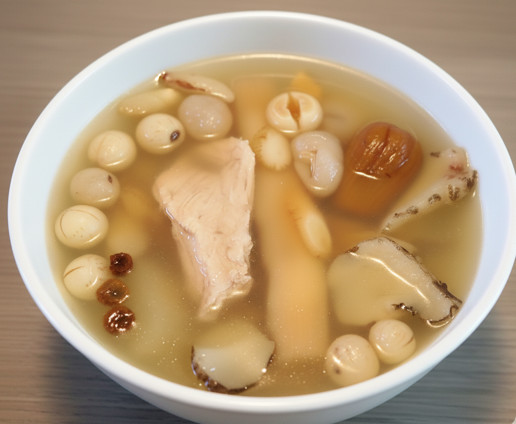 無花果花旗參湯食譜與功效。