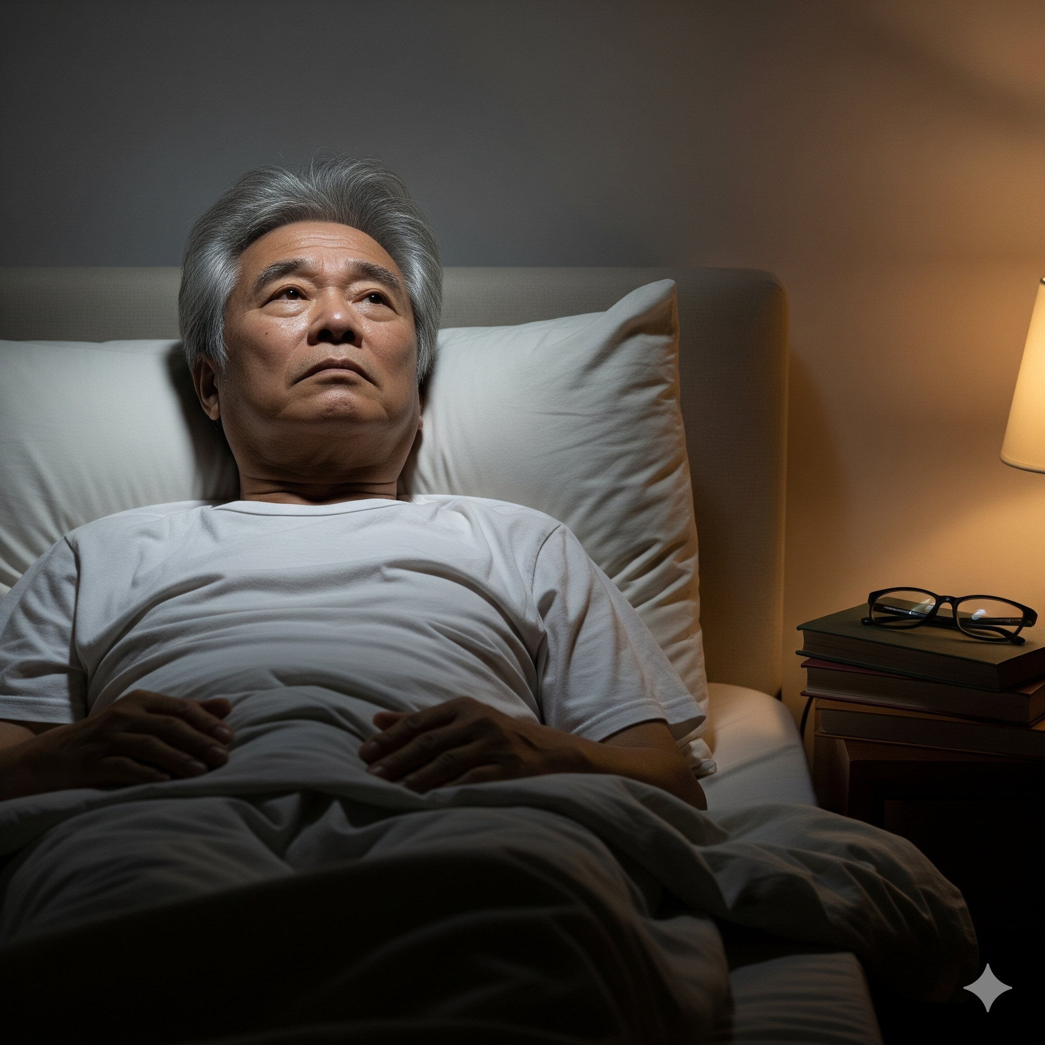 台灣一名73歲的退休教授，便曾受失眠困擾長達十年，即使每晚服用三顆安眠藥，睡眠品質依然不佳。