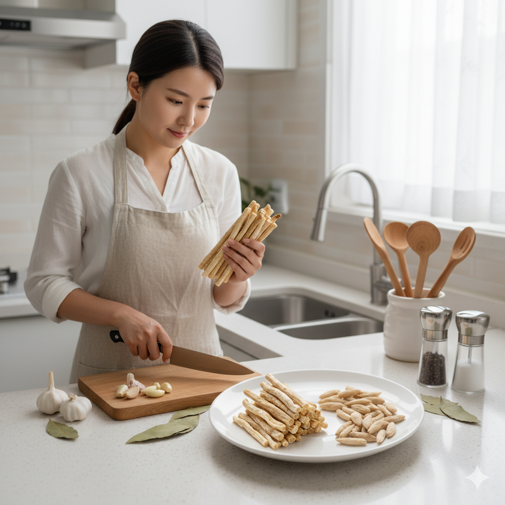 沙參可透過煎服、煲湯、煮粥或泡茶等多種方式食用。