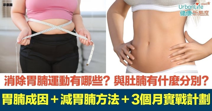 【胃腩】消除胃腩運動有哪些？胃腩突出是什麼原因？了解胃腩成因＋減胃腩方法＋3階段實戰計劃指南＋高效運動