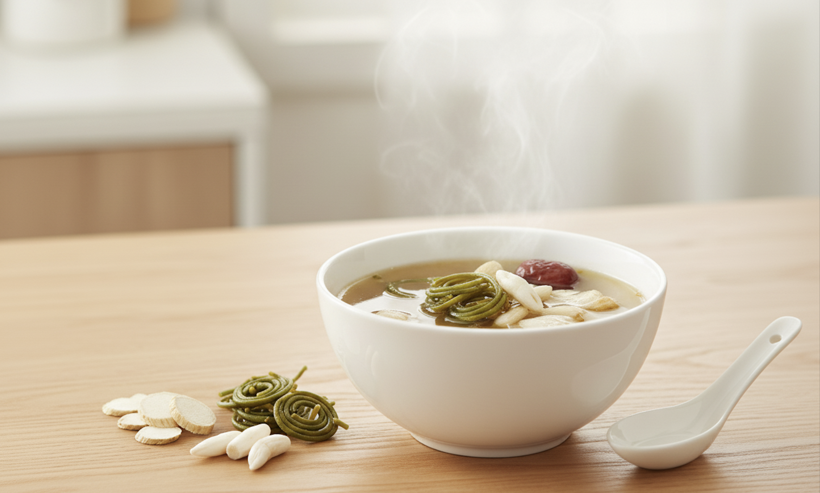 花旗參石斛麥冬湯是一款滋補湯品,具有滋陰潤燥、清熱生津的功效,能改善口乾舌燥、舒緩燥熱,同時能益氣養陰、健脾和胃,並潤肺止咳,適合高壓和乾燥環境下的現代人飲用。