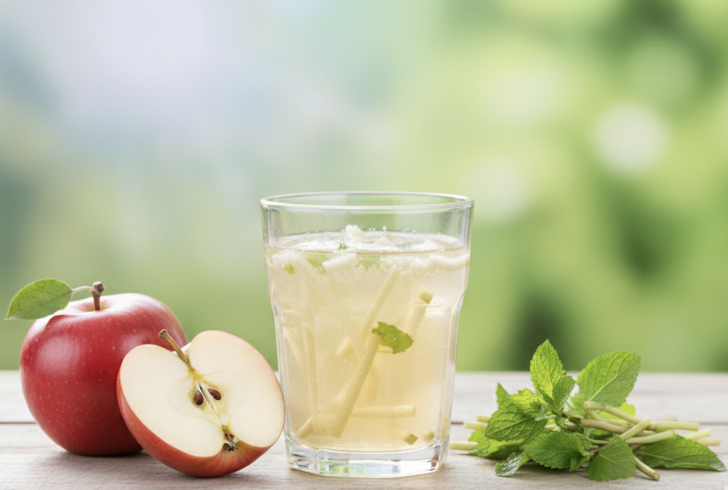 魚腥草蘋果水是一款結合了魚腥草清熱解毒和蘋果潤肺生津優勢的健康飲品,有助於抗炎、促進排毒並增強整體免疫力。