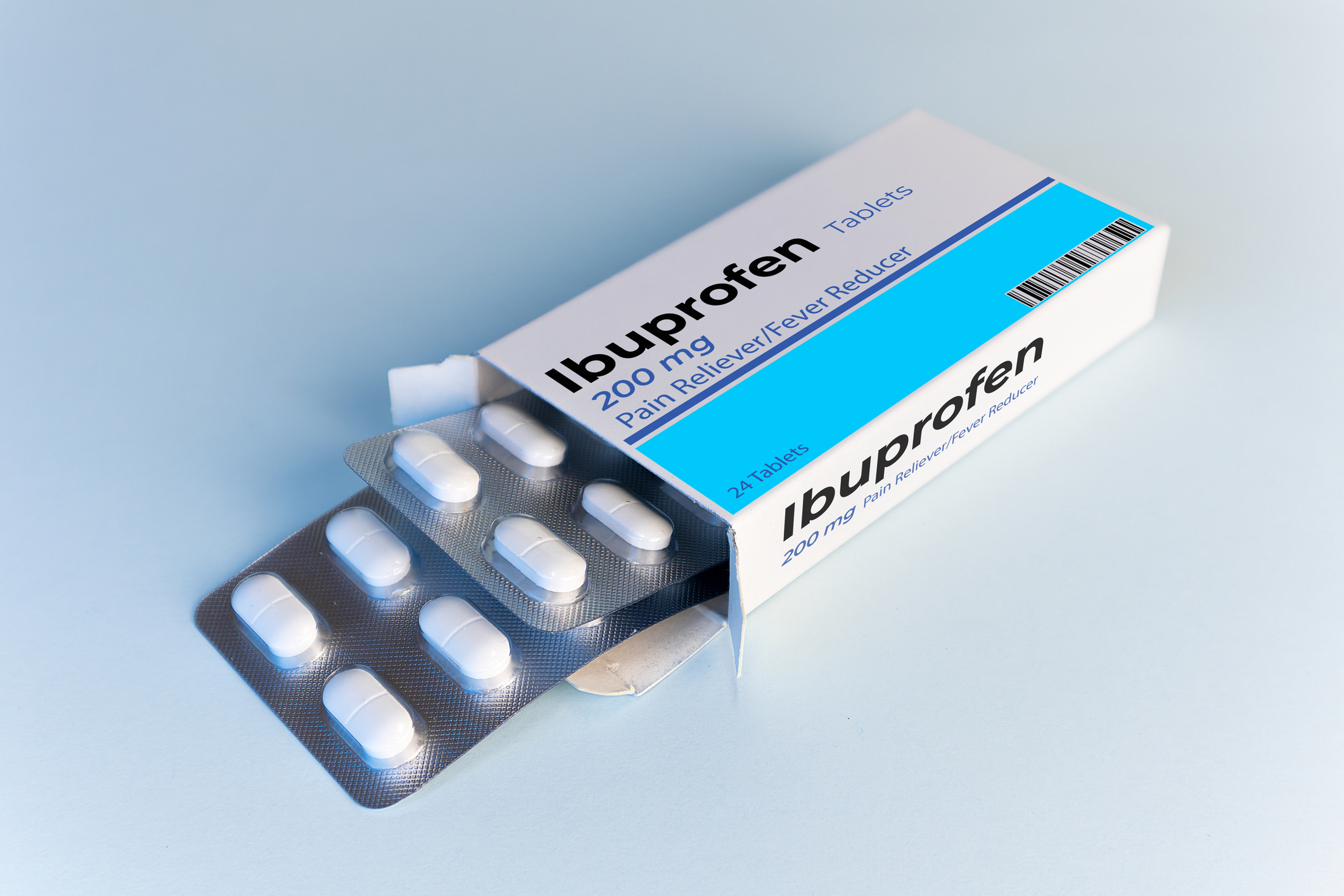 Ibuprofen(布洛芬)屬於非類固醇消炎止痛藥(NSAID),能止痛、退燒並消炎,特別適用於發炎性疼痛,但建議飯後服用以減少胃部刺激。