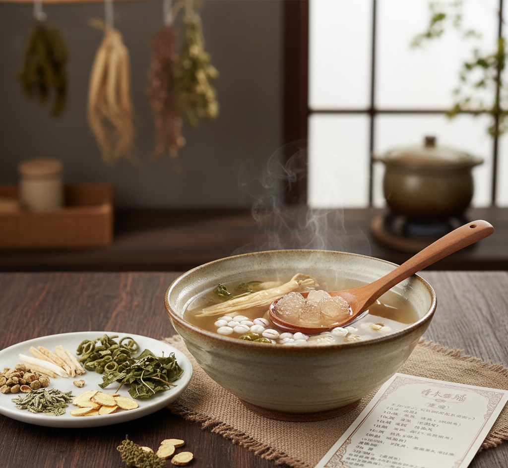 沙參麥冬湯,這道經典的方劑,其主要功效便是清養肺胃、生津潤燥。