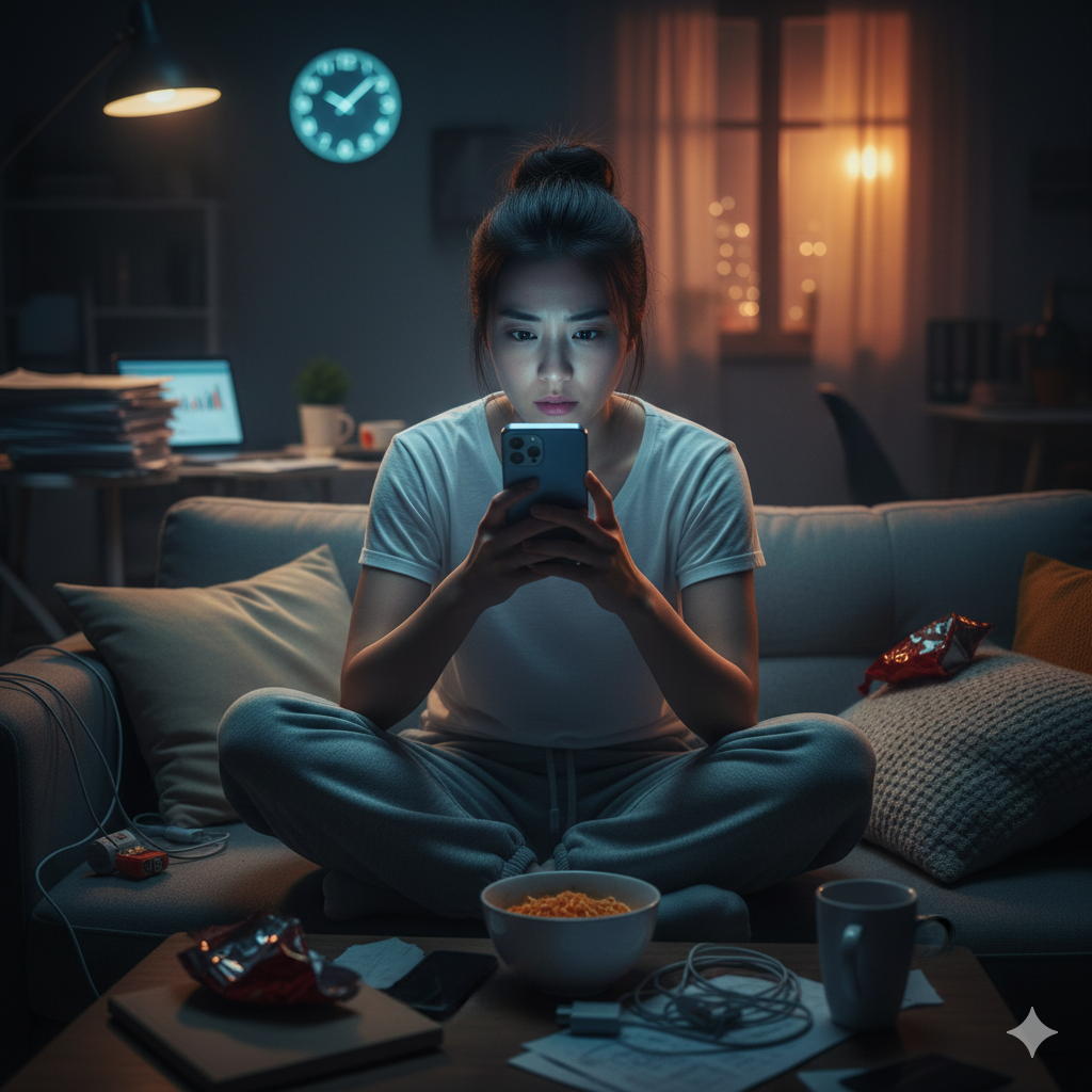 內地一名26歲女子因長期熬夜玩手機，最終確診甲狀腺癌，且發現時癌細胞已轉移至淋巴。