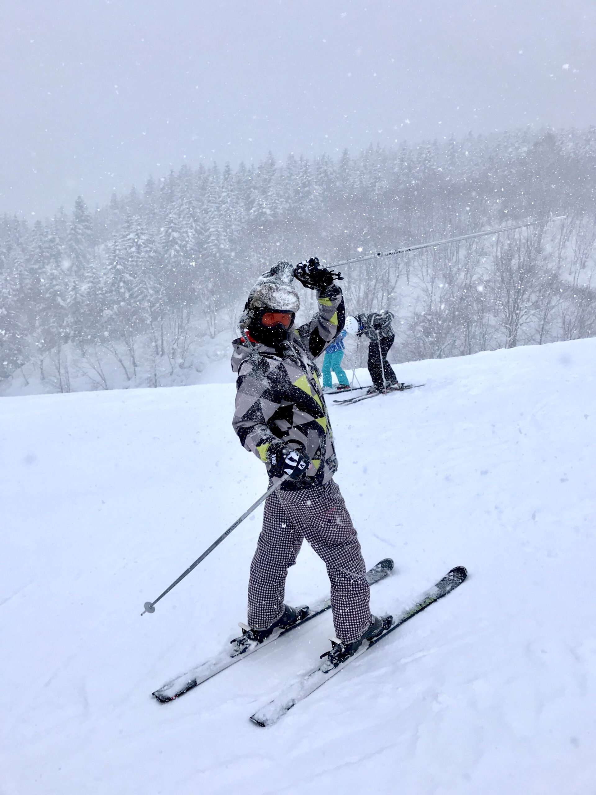 真正讓她下定決心轉行的，是一次嚴重的滑雪意外。