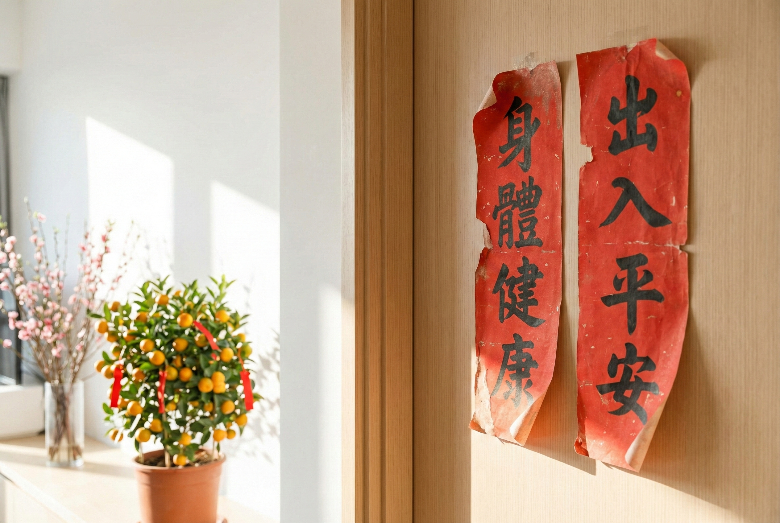 揮春若在年中自然脫落、褪色或破裂,無需補貼,只要清理殘留部分即可,象徵好運已入屋。