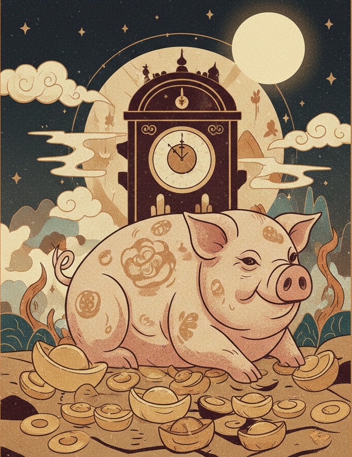 屬豬的朋友去年經歷了「沖太歲」,今年運勢終於重回軌道,步入收成期。