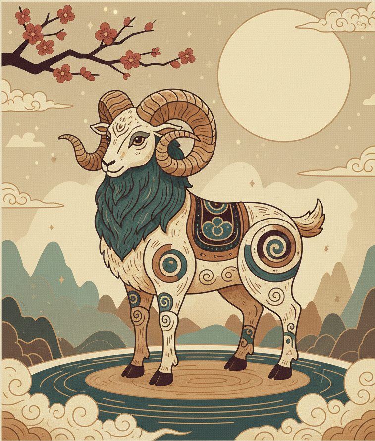 屬羊與馬生肖相合,代表今年人際關係極佳,做起事來事半功倍,是收穫的一年。