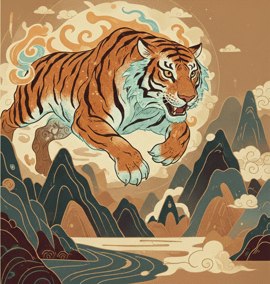 今年屬虎的朋友運勢較平淡,沒有吉星照應,需「借對宮」屬猴的力量