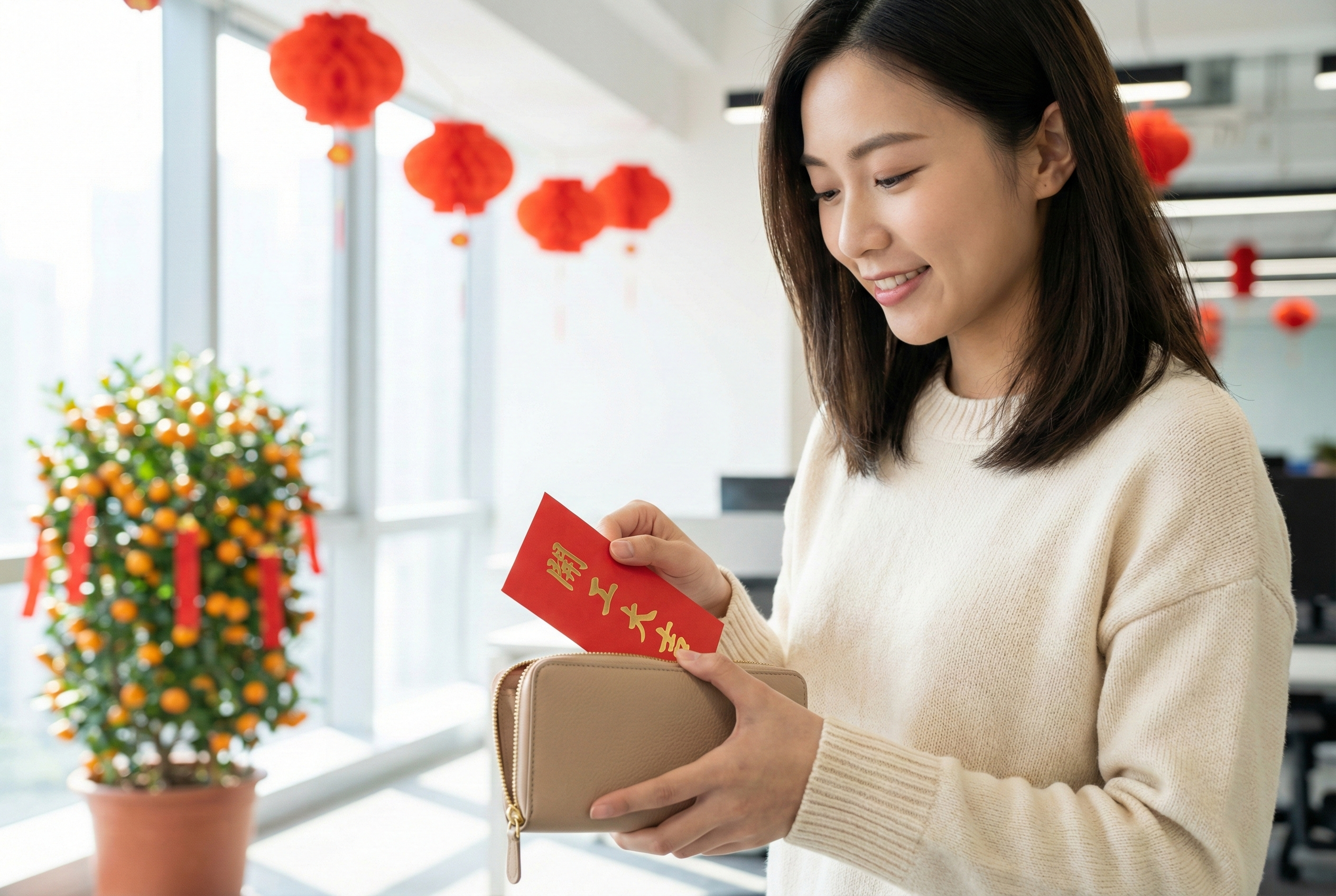 不急用的利是可收藏一年，象徵延續好運並保佑全年工作順利。