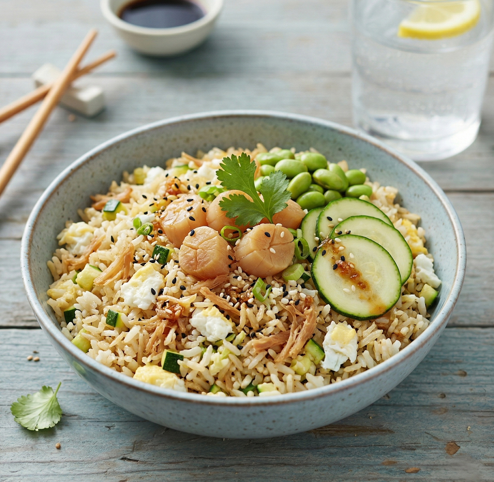 配合高纖翠玉瓜及低脂蛋白,飽腹感強且清爽不油膩,完美平衡美味與升糖控制。