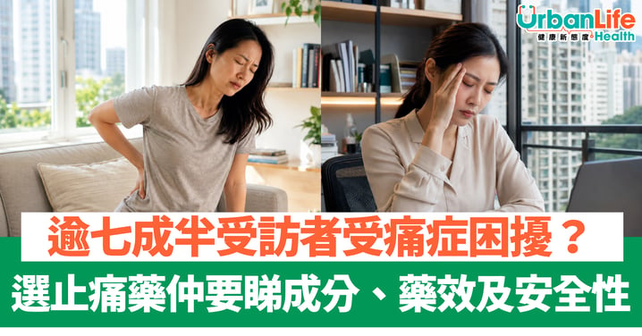 止痛藥種類繁多，應如何選擇？